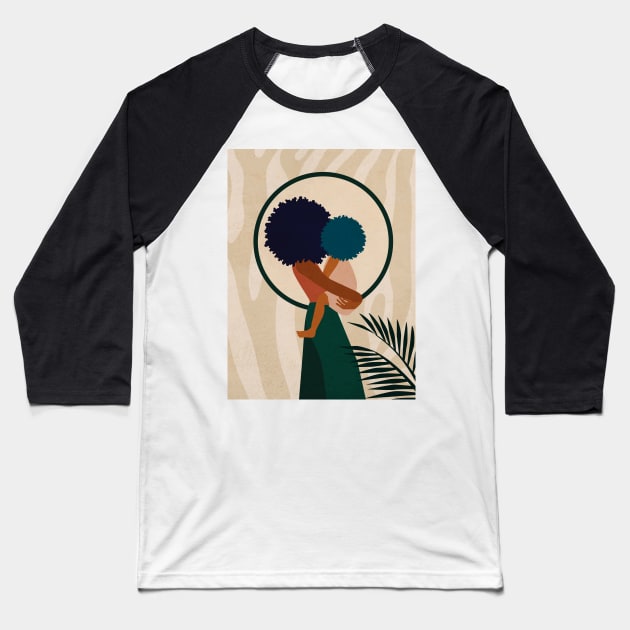 Mother and Daughter Baseball T-Shirt by DomoINK